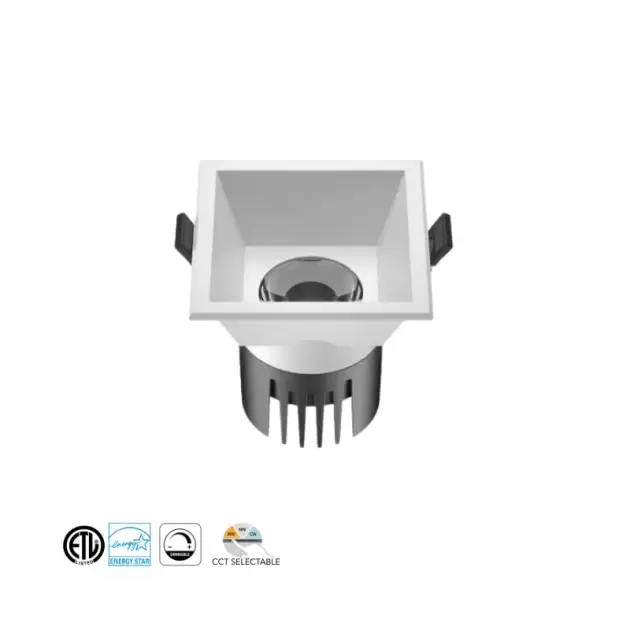 LI-LP-3BF1037, 12W, 5CCT, dimm, WHT Square